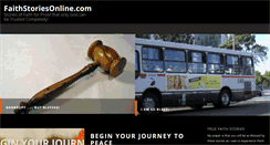 Desktop Screenshot of faithstoriesonline.com
