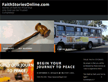 Tablet Screenshot of faithstoriesonline.com